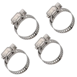 4 pcs hose clamp stainless adjustable