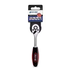 Тріскачка 1/4" Hillen&Mohr 17J111Z 72T, CRV 6140, пряма, ручка з двох матеріалів