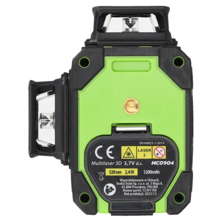Multilaser 3D, laserviisor DEDRA MC0904 roheline laser