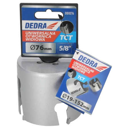 Otwornica uniwersalna TCT DEDRA 08X076 76mm 5/8''