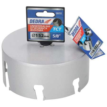 DEDRA Универсален TCT трион за отвори 08X152 152 mm 5/8''