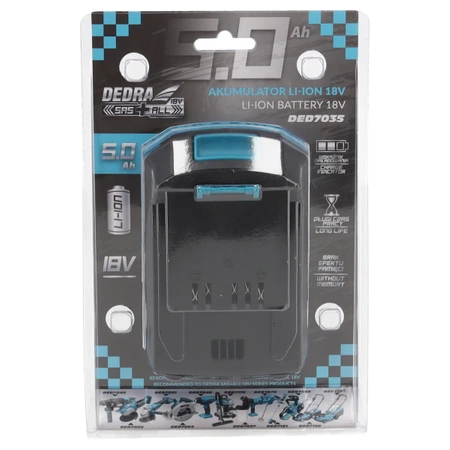 Akumulator, bateria DEDRA SAS+ALL DED7035 5.0Ah LI-ion