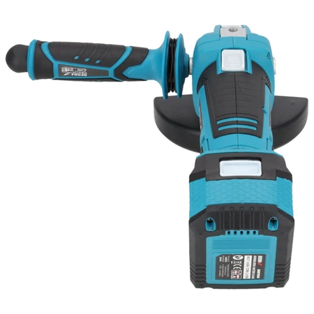 Tool set in a case DEDRA SAS+ALL DED7030A06, angle grinder, two 4Ah batteries, charger