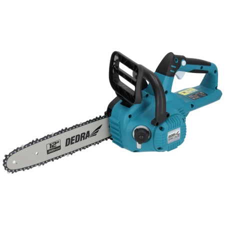 Cordless Chainsaw 12" 18V DEDRA SAS+ALL DED7183, 12" Guide Bar