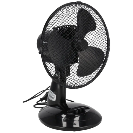 9" desk fan,black