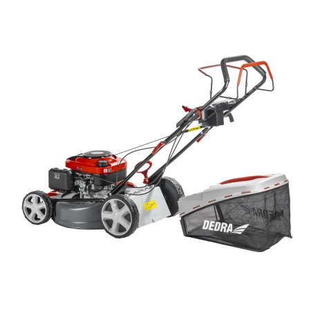 Benzínová sekačka s pohonem a regulací rychlosti sečení GARDEN DEDRA DED8725-51L, motor LONCIN, 3,5 kW, 196 cm³, převodovka GT, šířka sečení 51 cm