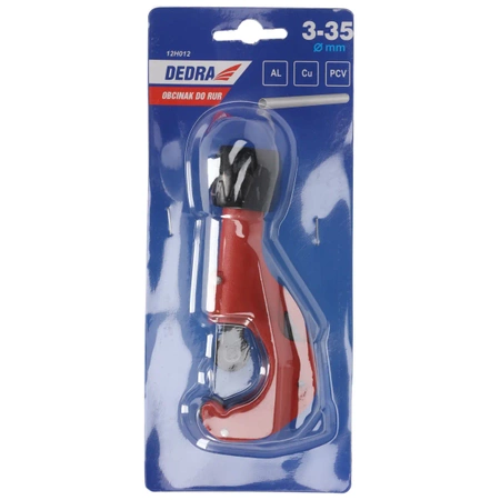 Фреза за тръби за алуминиеви, медни и PVC тръби DEDRA 12H012 3-35mm