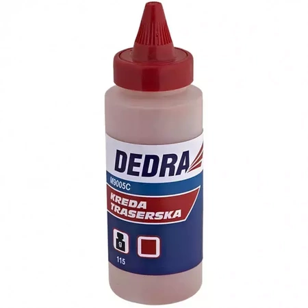 DEDRA kreda za pisanje M9005C rdeča 115g
