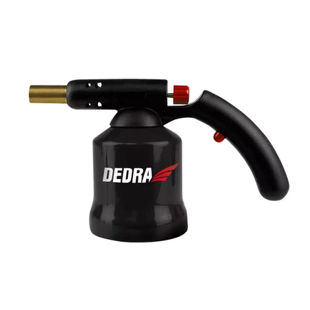 Газовая паяльная лампа с розжигом PIEZO DEDRA 31A020 металлический корпус