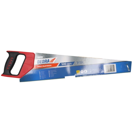 Ferăstrău 500mm , mâner din cauciuc , dinti intariti