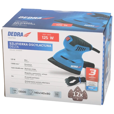 Oszcillációs csiszológép delta 125W