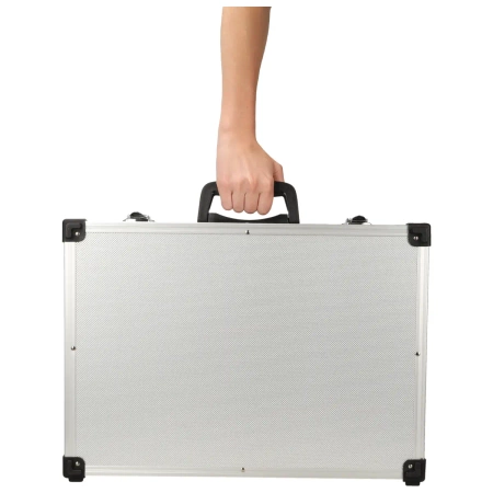 Aluminiový kufřík na nářadí 460x325x150 stříbrný