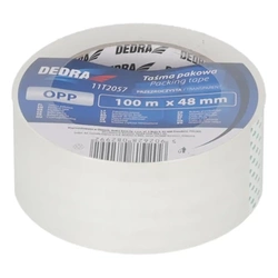 Bandă de ambalare transparentă 48mm x 100m, DEDRA 11T2057