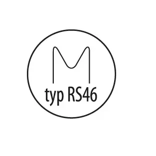 Plastične vogalne sponke, DEDRA DED75272 tip RS46, 0,6 mm, M za zunanje vogale 100 kosov