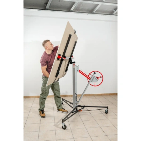 Zdvíhač na sadrokartónové a OSB dosky 140-325 cm DEDRA N1105, zdvih 140-325 cm, nosnosť 68 kg