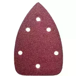 Delta csiszolópapír 140x140x80mm, 60gr, tépőzáras, 5db-os szett