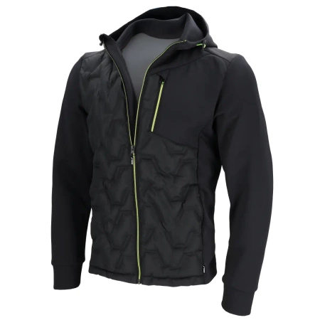 Work hoodie with hood, insulated, DEDRA BH62TB-XL, men's, insulated, weight 215 g/m² and 350 g/m²