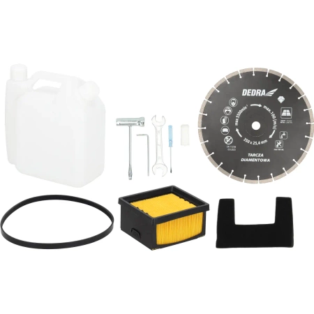 Benzinska rezačica za beton, asfalt i metal 350 mm DEDRA DED8836, 3,5 kW