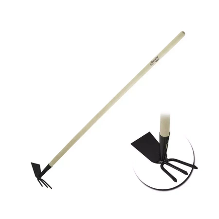 Combi hoe-fork L-1100 with wooden shaft