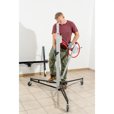 Dizalica za G/K i OSB ploče 140-325 cm DEDRA N1105, visina podizanja 140-325 cm, nosivost 68 kg