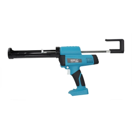 Extruder de silicon fără fir, DED7056 DEDRA SAS+ALL pentru tuburi de 300 ml, forță 2000 N, revenire automată a pistonului, viteză de deplasare reglabilă