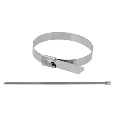 Terasest kaablisidemed, metallrihm, klamber DEDRA 11NB8520 7.9x520mm, SS304, 5tk.