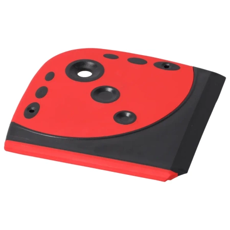 Autókaparó 12x12cm, négyzet alakú lapos, DEDRA 2001A10