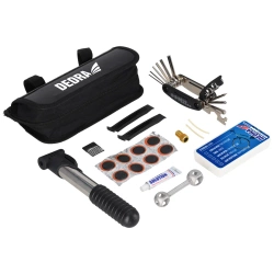Set de service pentru bicicletă, set de reparații DEDRA 06F301, 17 piese