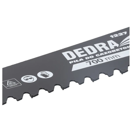 DEDRA gaasbetoonisaag 1227 700mm, 17 hammast, HM teras