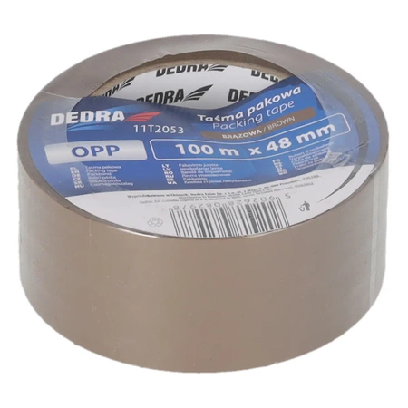 Hnedá baliaca páska 48mm x 100m, DEDRA 11T2053