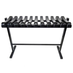 Foldable cemetery bench for screwing DEDRA N2001, dimensions 53x72x25 cm