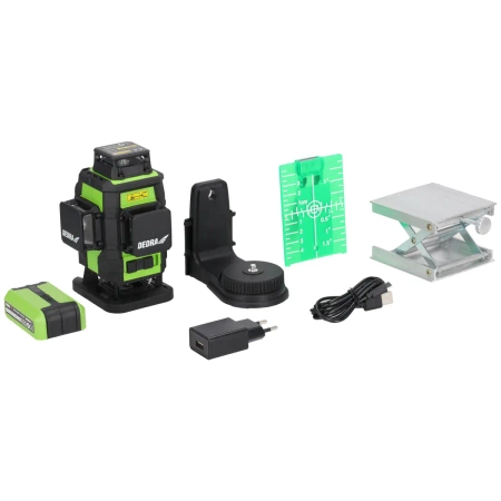 Laser, libela 4D DEDRA MC0908, zelena žarka, Sharp diode