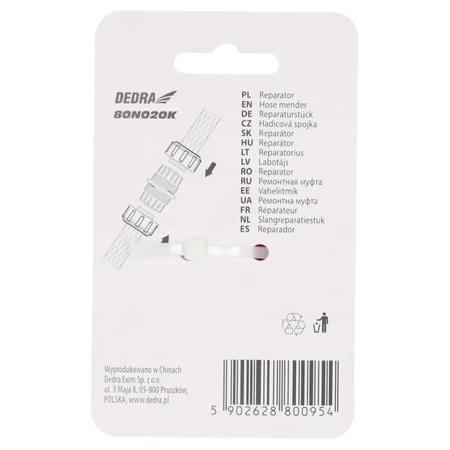 Reparator 3/4", kartica