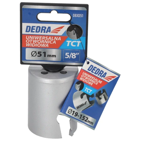 DEDRA TCT универсален трион за отвори 08X051 51 mm 5/8''