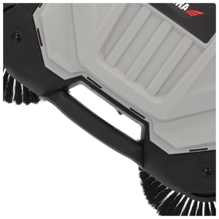 DEDRA DED8802 Manual Sweeper with 3 Brushes, 650 mm Cleaning Width, 18 l Container