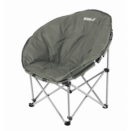 Foldable camping chair DEDRA N1029, "Moon Chair", dimensions 81x82x70