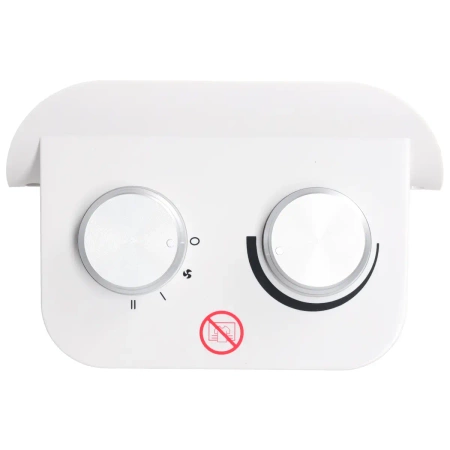 Keraamiline termoventilaator võnkumisega valge/hõbedane DESCON DA-T184CS 1500W