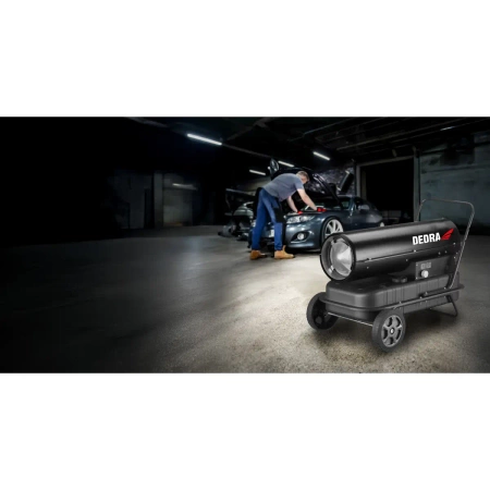 30kW olejový ohrievač s odsávaním a termostatom DEDRA DED9955BTK