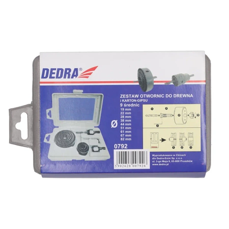 DEDRA 0792 9 броя ножовки за дърво