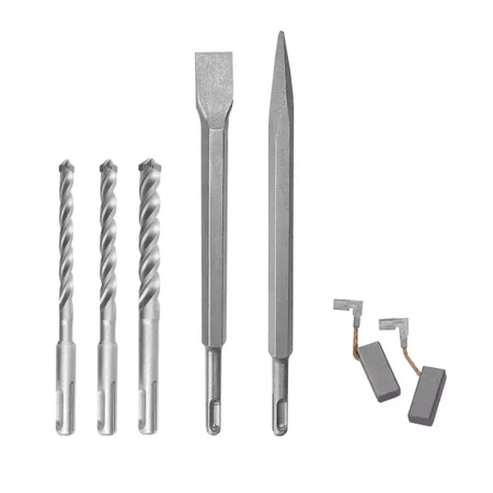 DEDRA DED7852 SDS+ ударний дриль-шуруповерт 1050 Вт, 0-980 об/хв, 3 функції, кейс