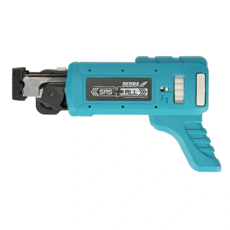 Registračný skrutkovač s podávačom, akumulátorový pásový skrutkovač DEDRA SAS+ALL DED7159 bez kefy