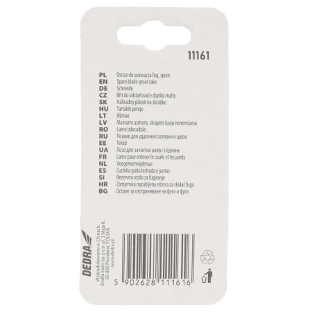 25mm spare blade grout rake