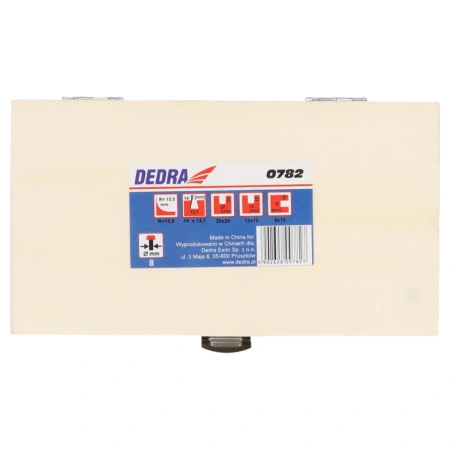 DEDRA 0782 комплект от 5 фасонни фрези
