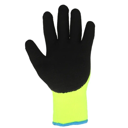 Winter protective gloves DEDRA BH1018R10 size 10, acrylic+latex