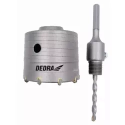 80 mm HM свредло за ядки с HEX държач DEDRA DED1506-X