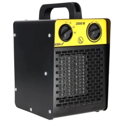 Електрически нагревател PTC 2,0kW, квадратен, черен DEDRA DED9930C1 керамичен нагревателен елемент