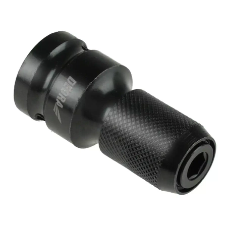 Adapter udarowy DEDRA 18A7002 1/2''-1/4'' HEX z szybkim montażem, dł. 50mm