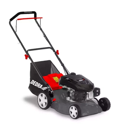 Gasoline lawn mower without drive GARDEN DEDRA DED8720-43CP 139cm3, cutting width 43cm