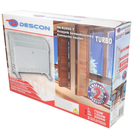 Convector heater 2000W Turbo