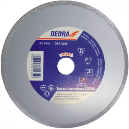 Pidev teemantplaatide ketas DEDRA H1131 115mmx22,2mm